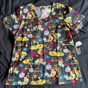 DISNEY scrub top